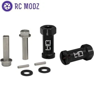 Hot Racing SCX10TT01 Axial Aluminum 20mm Wheel Hub Extensions 12mm Hex - Image 1 of 2