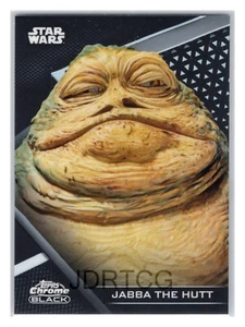 Topps 2022 Star Wars Chrome Black #17 Refractor Jabba The Hutt (082) /199 - Picture 1 of 2