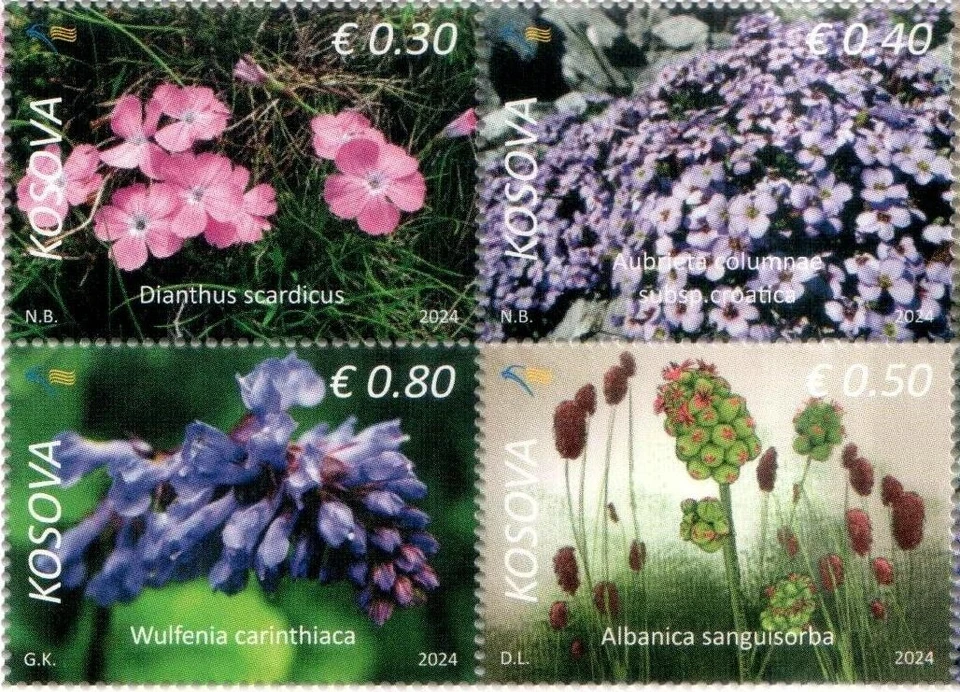 Estampillas de Kosovo 2024. Flora. Set MNH Foto 1 de 1