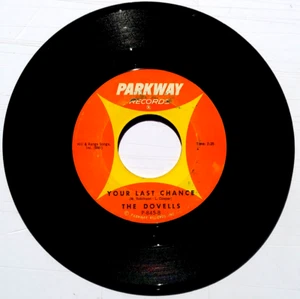 THE DOVELLS - Hully Gully Baby / Your Last Chance - Vinyl 45rpm Parkway P-845 - Imagen 1 de 4