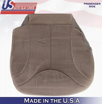 2001 Para GMC Sierra 1500 2500 3500 SLT SLE Capa de Assento de Pano Inferior de Passageiro Bronzeada - Imagem 1 de 4