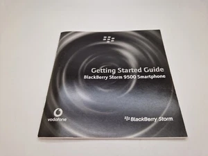 Nowy stary zapas angielski Blackberry Storm 9500 instrukcja obsługi 3WYSYŁKA W WIELKIEJ BRYTANII - Zdjęcie 1 z 4
