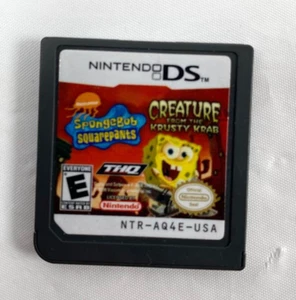 SpongeBob SquarePants Creature from the Krusty Krab Nintendo DS, 2006 CART ONLY - Picture 1 of 2