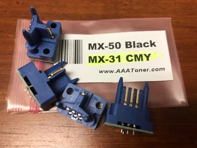 4 x Toner Reset Chip for Sharp MX-4100N, MX-4101N, MX-5000N, MX-5001N (MX-50) - Image 1 of 3