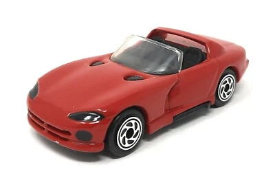 Matchbox Superfast Dodge Viper RT 10 ruote rosse argento piastra base Thailan... - Immagine 1 di 2
