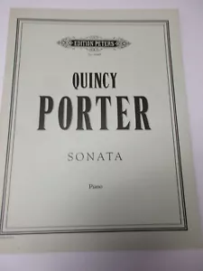 Quincy Porter Sonate für Klavier Solo Notenausgabe Peters - Bild 1 von 3