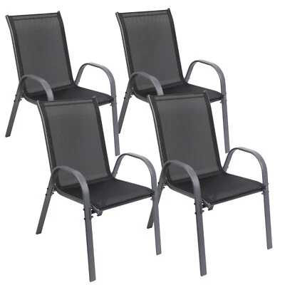 Albatros Gartenstuhl KUBA 2er / 4er Set - Gartenstühle Balkonstühle Stapelstuhl - Bild 1 von 4