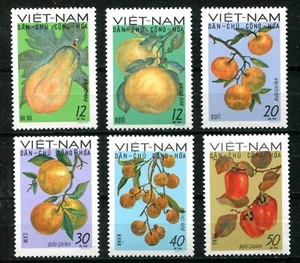 VIETNAM 1969, FRUIT & VEGETABLES, Scott 560-565, MNH - Picture 1 of 1