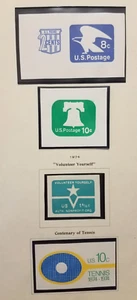 US SCOTT LOT OF 4 #U566-69,U564-65. 8, 10, 1 8/10, 10 CENT, ECS , 1973-74 MNH. - Picture 1 of 1