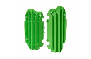 POLISPORT GRIGLIE PROTEGGI PROTEZIONI RADIATORE KAWASAKI KXF 250 2013 2014 VERDE - Picture 1 of 1