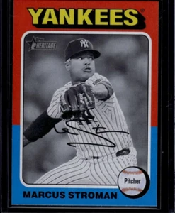 2024 Heritage High Number Marcus Stroman BLACK and WHITE S/W Variation SSP RARE - Bild 1 von 2