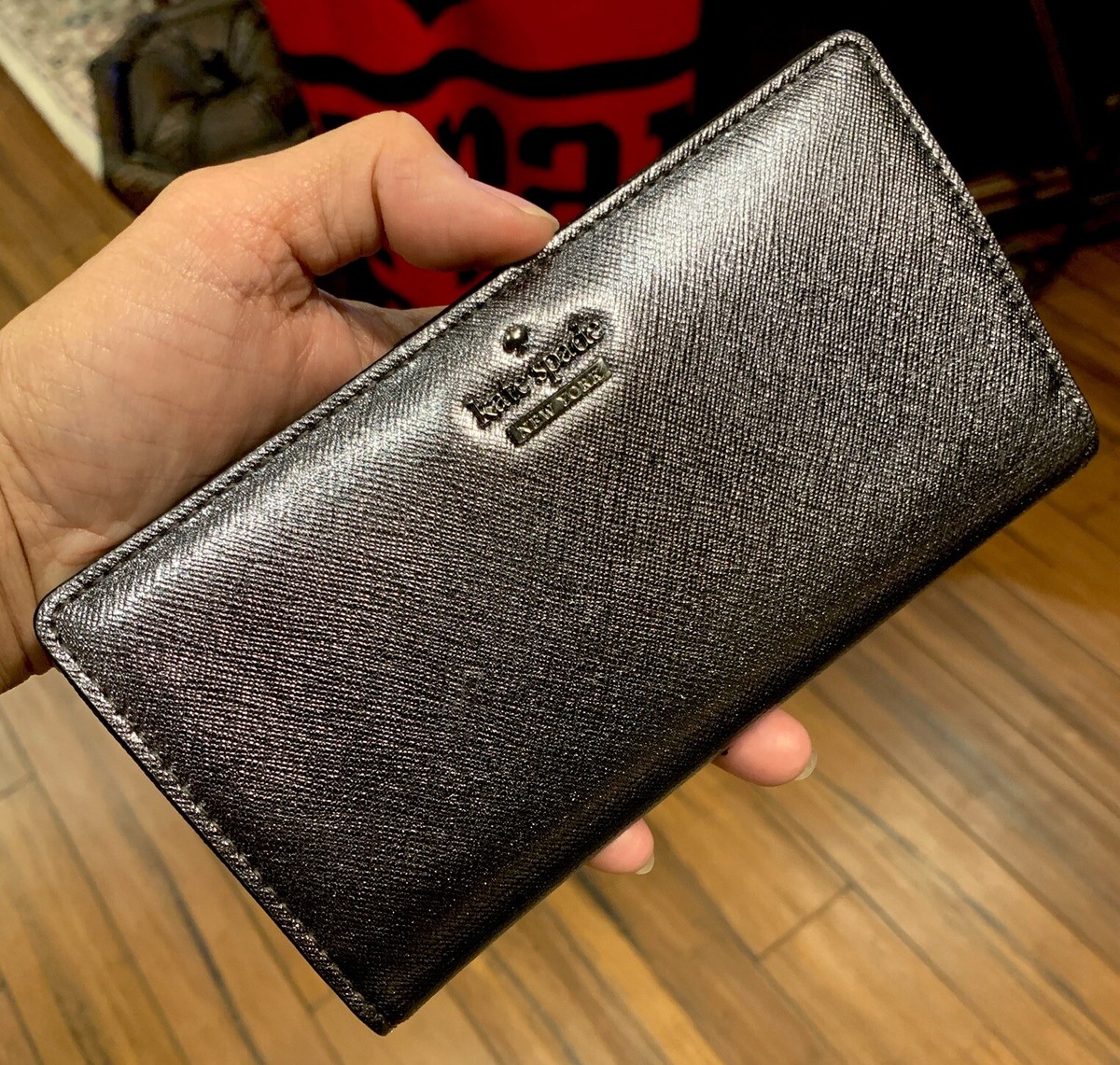 Bifold Wallet Cartera Kate Spade Spencer Small Bifold Blanco Y