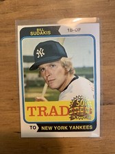 2023 Heritage 50th Anniversary Stamped 1974 Topps Traded Buyback Bill Sudakis