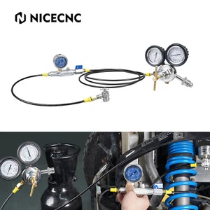 Accurately Shockproof Nitrogen Shock Fill Tool Kit w/ 2" 600psi gauge Universal - Picture 1 of 14