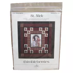 Thimbleberries St Nick Cover Story Quilts CS8126 Christmas Wall Quilt Pattern - Picture 1 of 2