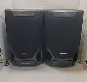Panasonic SB-AK15 Two Way 100W Speaker System Space Sound Pre-owned Tested  - Picture 1 of 10