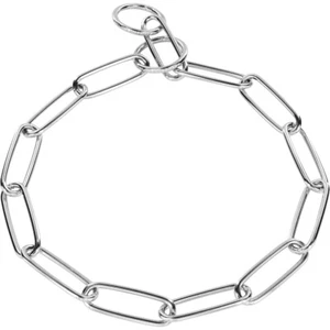 Herm Sprenger Collare per cani a maglie lunghe salva pelliccia cromato 3,0 mm - Foto 1 di 3