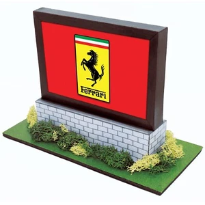 Real Racing Models Roadside Billboard "Ferrari" 1/43 scale slot car building - Picture 1 of 5