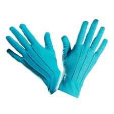 Corti Guanti Turchese Guanti Cinque Dita Guanti da Donna Clownhandschuhe Blu