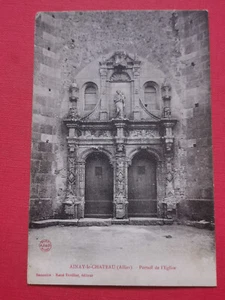 CPA 03 AINAY-LE-CHATEAU - Portail de l'Eglise - Imagen 1 de 2