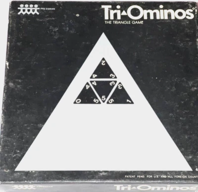 Tri-Ominos - Tiles are Perfect & this 54 yr old BOX Doesn't Look a Day Over 25!! - Image 1 of 4