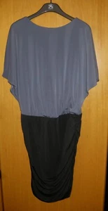 BELLISSIMO ABITO FRACOMINA MAGLINA BICOLORE GRIGIO/NERO CON TOP CUCITO Tg M - Foto 1 di 4