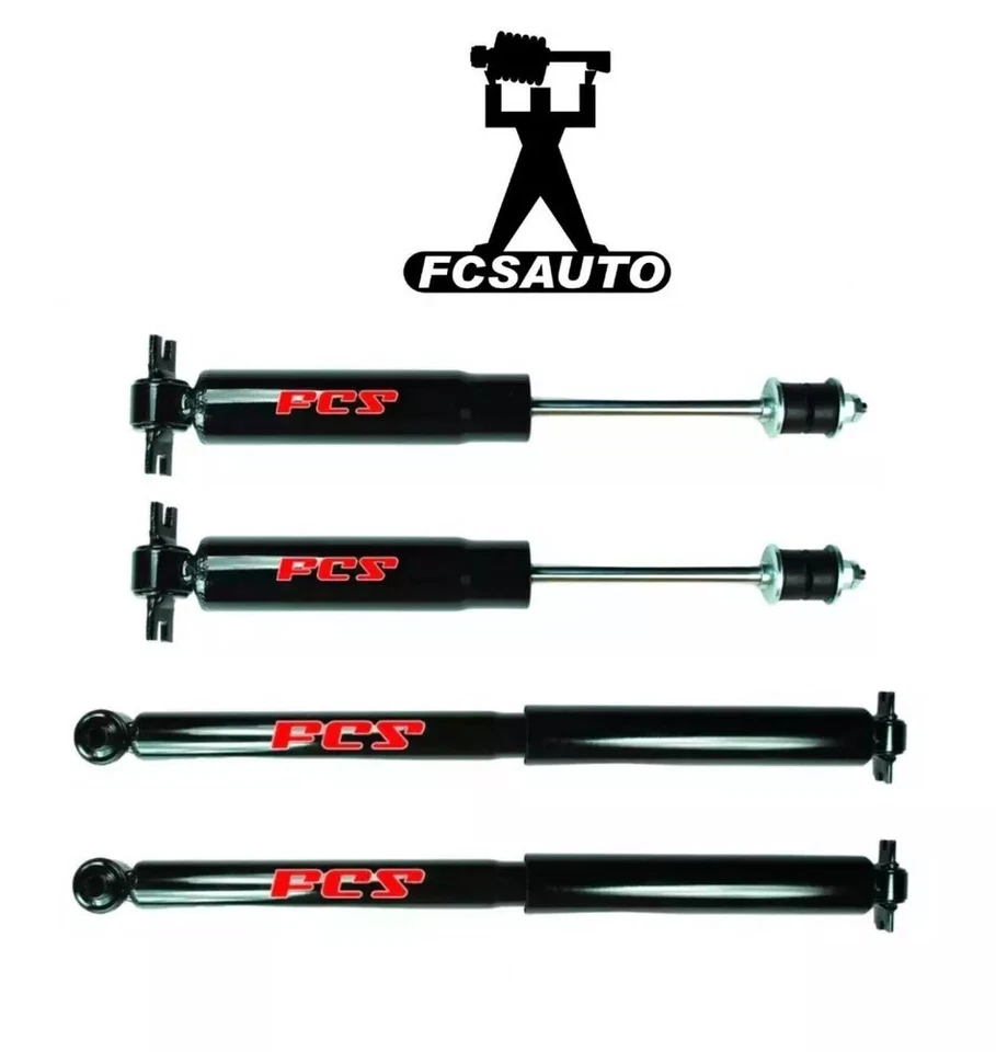 Amortiguadores delanteros y traseros 88-98 Chevy GMC C1500 C2500 C3500 2x2 Sierra Silverado Foto 1 de 3