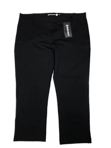Betabrand Dress Yoga Pants Womens 2XL Faux Pockets Black Stretch Pull On NEW/tag - Picture 1 of 16