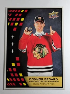 2023-24 Upper Deck 5x7 Promo Connor Bedard Rookie Card RC QTY - Picture 1 of 8