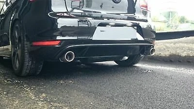 Sportauspuff Endschalldämpfer für VW Golf 6 GTI / GTD Endrohre 100mm mit ABE - Bild 1 von 2