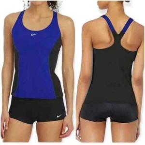 NIKE Women's Color Surge Powerback Tankini Swimsuit Set SELECT SIZE & COLOR NEW - Picture 1 of 58