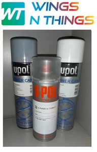 PRIMACIÓN PINTURA AEROSOL UPOL LACA PARA MOTO DUCATI COLOR NEGRO CARBONO - Imagen 1 de 3