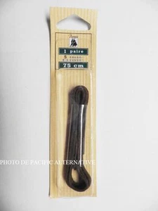 Schnürsenkel 75 cm braun rund fein Baumwolle - FAMACO - Herren Damen Kind gemischt #L01 - Bild 1 von 1