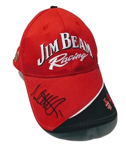Gorra Michael Andretti 2006 de carreras Indy 500 Jim Beam firmada - Imagen 1 de 3