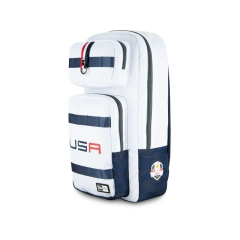2020 Ryder Cup New Era USA Slim Pack Backpack White 18”x12” Whistling Straits Cover