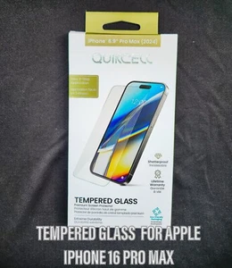 FOR Apple iPhone 16 Pro Max JAPANESE ASAHI TEMPERED GLASS "#FAST SHIPPING" - Picture 1 of 5