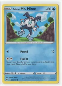 Pokemon Crown Zenith - 030/159 Galarian Mr. Mime - Picture 1 of 1