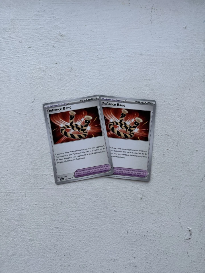 Pokemon Defiance Band (2x) 169/198 Scarlet & Violet Base Set NM/M Uncommon - Image 1 of 1