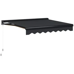 Outsunny 2.5 x 2m Electric Awning with LED Light, Sun Canopies for Patio - Picture 1 of 11