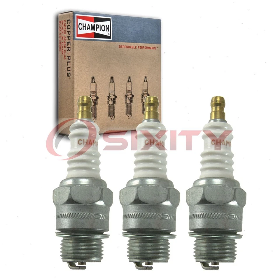 3 bujías industriales Champion para encendido 1960-1961 DKW 750 0,7 L L L3 hn Foto 1 de 4