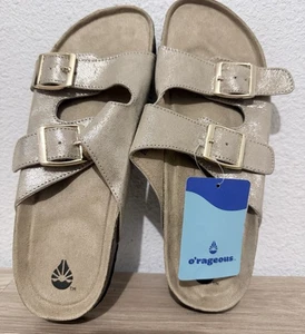 Sandali O’rageous con doppia fibbia donna taglia 8B - Foto 1 di 5