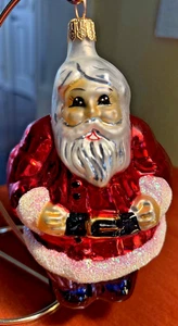 Christopher Radko "The Clauses" 2-seitig Mr & Mrs Weihnachtsmann Ornament 1996 Vintage - Bild 1 von 10