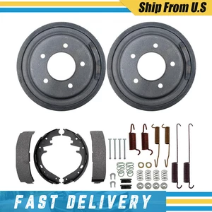 Brake Drums Brake Shoes Hardware Kit for Ford F150 5 Stud 1997-1999 - Foto 1 di 5