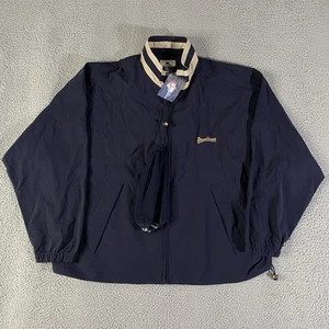 Vintage Pilsner Urquell Jacket Men 2XL XXL Blue Cutter & Buck Zip Oversized Boxy - Picture 1 of 11