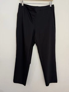 Pantalón Rachel Zoe Negro Pierna Recta Pull On Mujer Talla 12R Carrera Oficina - Imagen 1 de 8