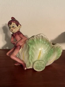 Vintage Small Elf Pixie Figure Planter Japan - Picture 1 of 4