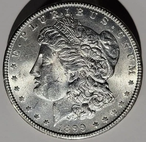 1899 O New Orleans Mint USA Silber Morgan Dollar High Grade Uncirc im Etui - Bild 1 von 3
