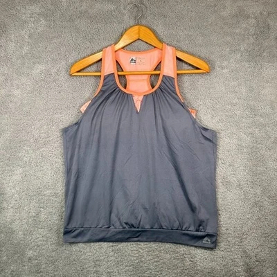 RBX Tank Top Womens XL Gray Pink Built In Bra Workout Exercise Gym Running Yoga - Image 1 of 4