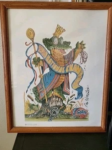 1996 National Championship Gators By Cal Warlick Limited Edition Print #90/400 - Picture 1 of 10