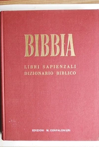 Bibbia Libri Sapienzali Dizionario Biblico,a cura di Mons. MARCORA Carlo ,Ediz - Foto 1 di 1